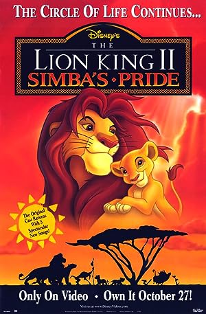 The Lion King 2 Simba’s Pride (1998) เดอะไลอ้อนคิง 2 ซิมบ้าเจ้าป่าทรนง
